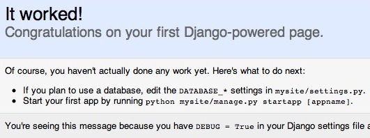 django-it-worked